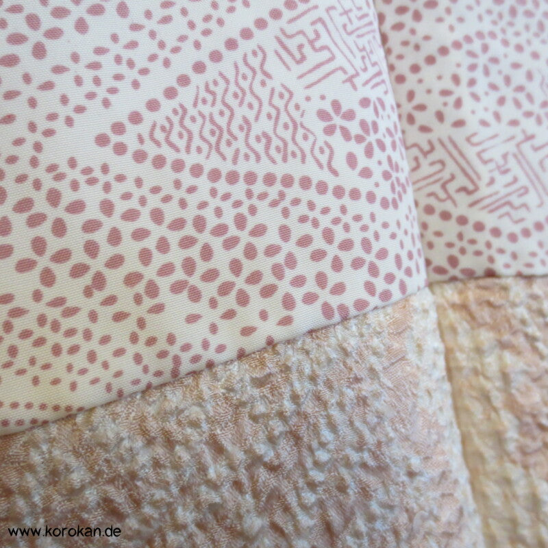 Full Shibori Blätterstreifen Seiden Haori Kimono Jacke
