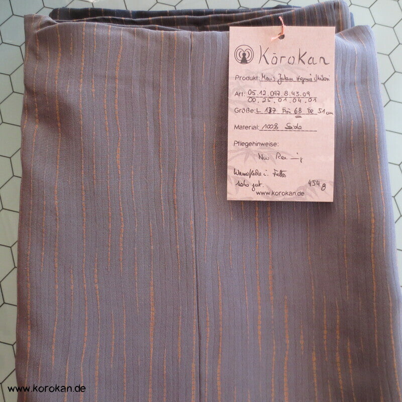 Itajime Shibori Seide Juban Unter - Kimono