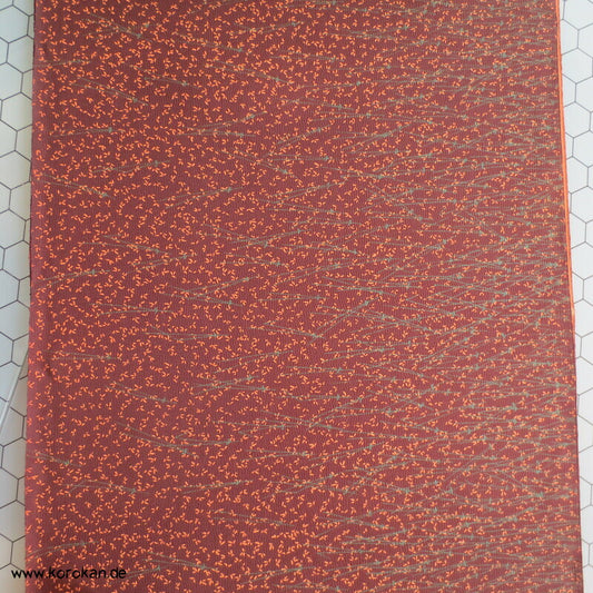 Kiefernnadel Kimono Chirimen Crepe Seide