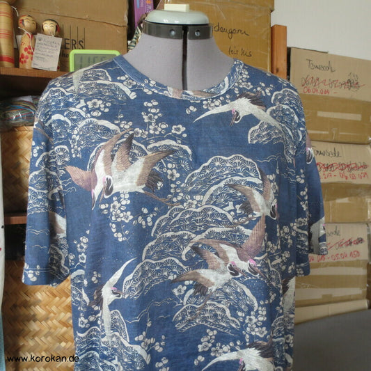 Kraniche in den Wolken T Shirt XXL