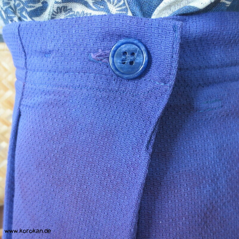 loser Baumwoll Faltenrock mit Farbverlauf blau - violett