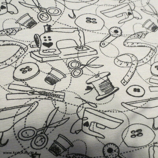 Baumwolljersey Nähwerkzeug