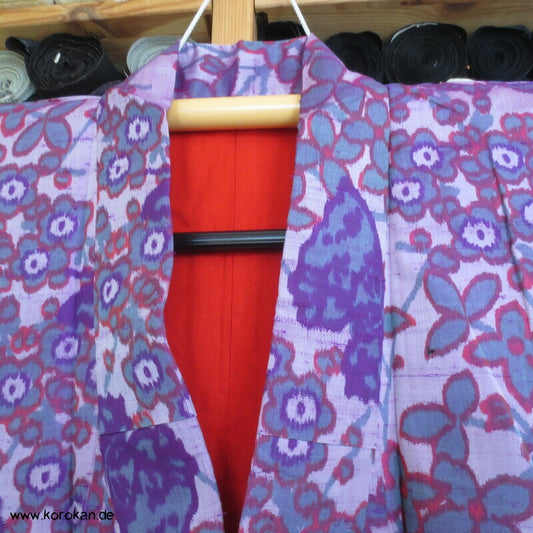 Schmetterlinge und Blüten Meisen Kimono