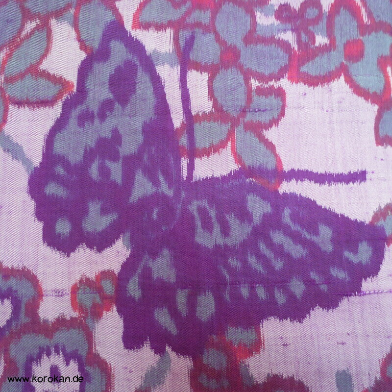 Schmetterlinge und Blüten Meisen Kimono