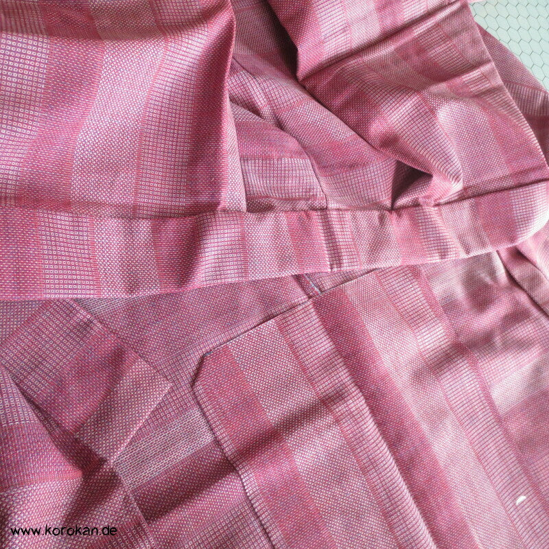 gewebte Musterstreifen Hitoe Kimono