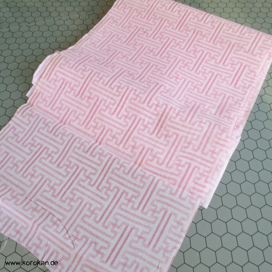 Sayagata Druck Yukata / Juban Mischgewebe