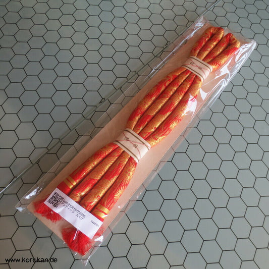 Marukuge, rot/ gold Pinien, Vintage aber neu