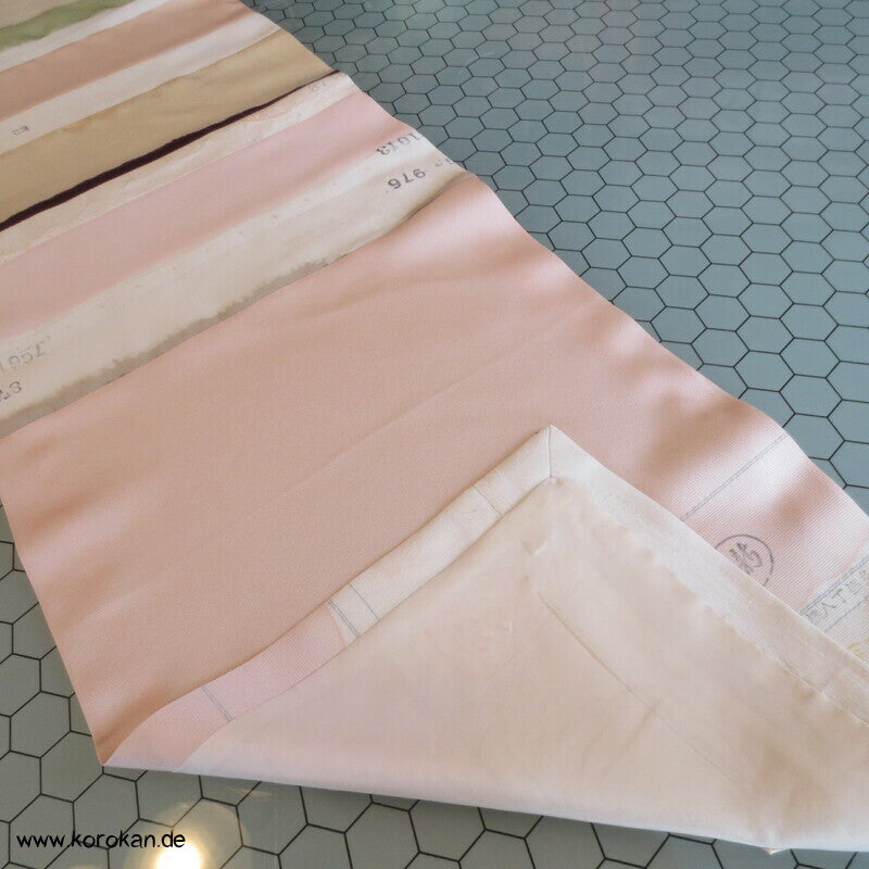 Patchwork Upcycling japanische Kimono Seiden Endstücke Schal