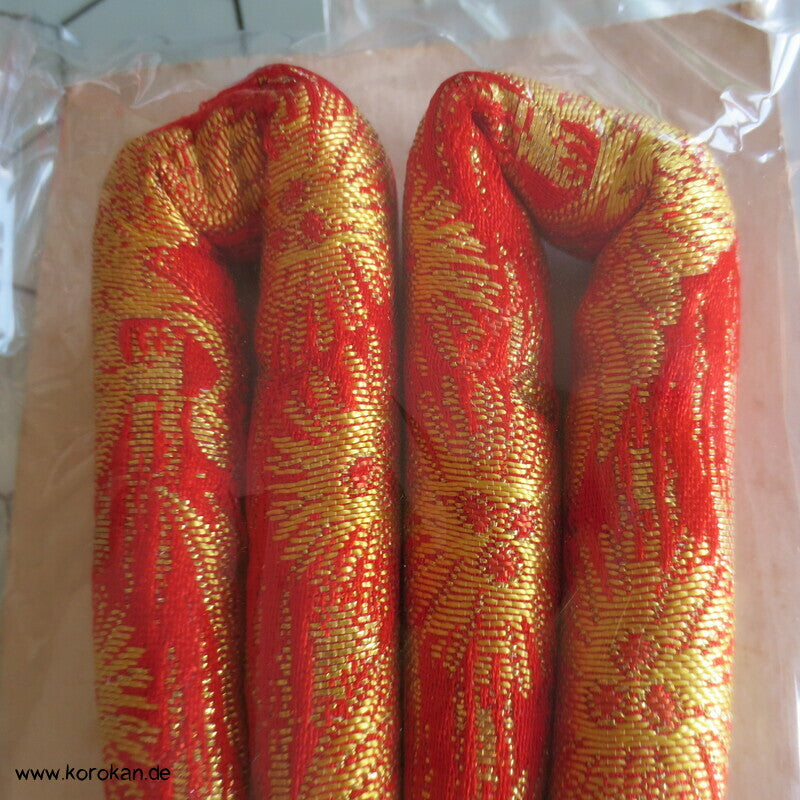 Marukuge, rot/ gold Pinien, Vintage aber neu