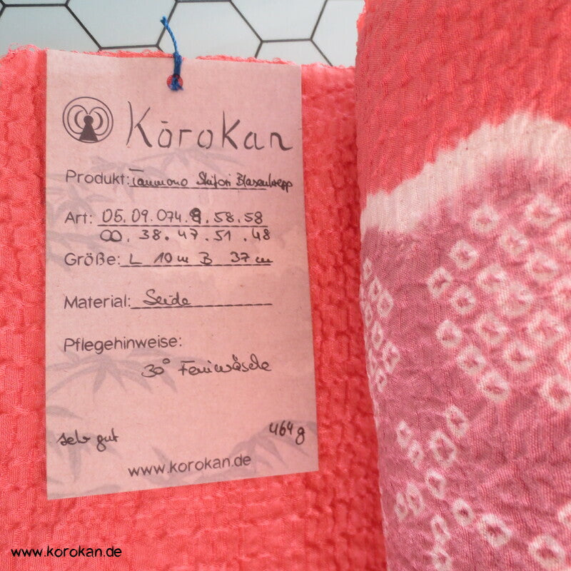 Shibori Ume Blüten Matelassé borkige Kimono Seide