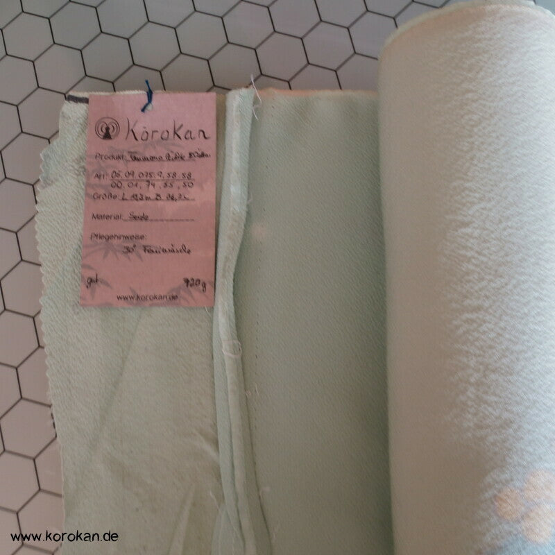 Trauben, Blätter Kimono Chirimen Crepe Japan Seide