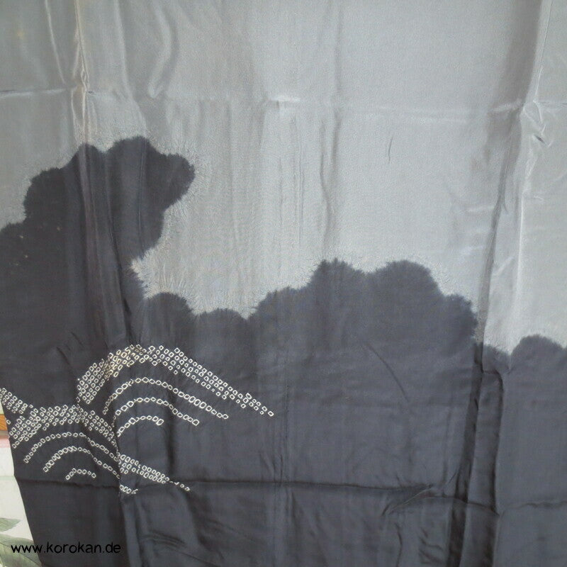 Shibori Himmelsbrücke Juban Unterkimono, Seide