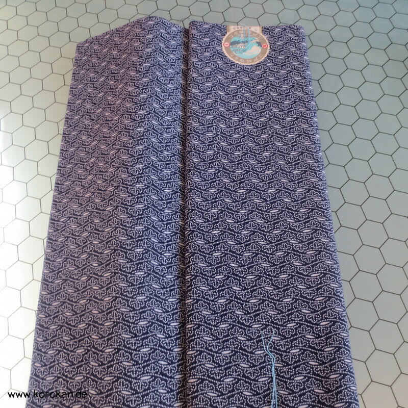 Pinien in Edo Komon Punktstreifen Yukata Kimono Baumwoll Stoff