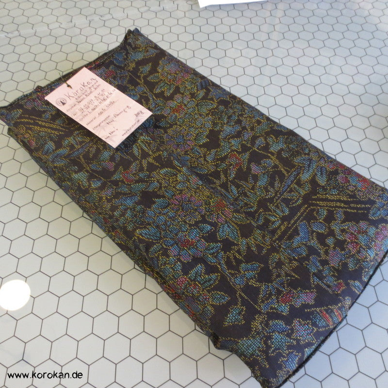 Päonien Jacquard Kasuri Hitoe Woll Kimono