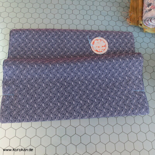 Pinien in Edo Komon Punktstreifen Yukata Kimono Baumwoll Stoff