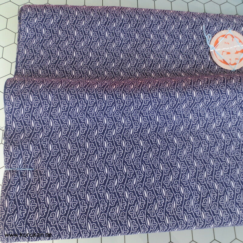 Pinien in Edo Komon Punktstreifen Yukata Kimono Baumwoll Stoff