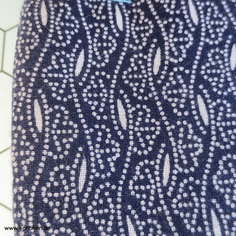 Pinien in Edo Komon Punktstreifen Yukata Kimono Baumwoll Stoff