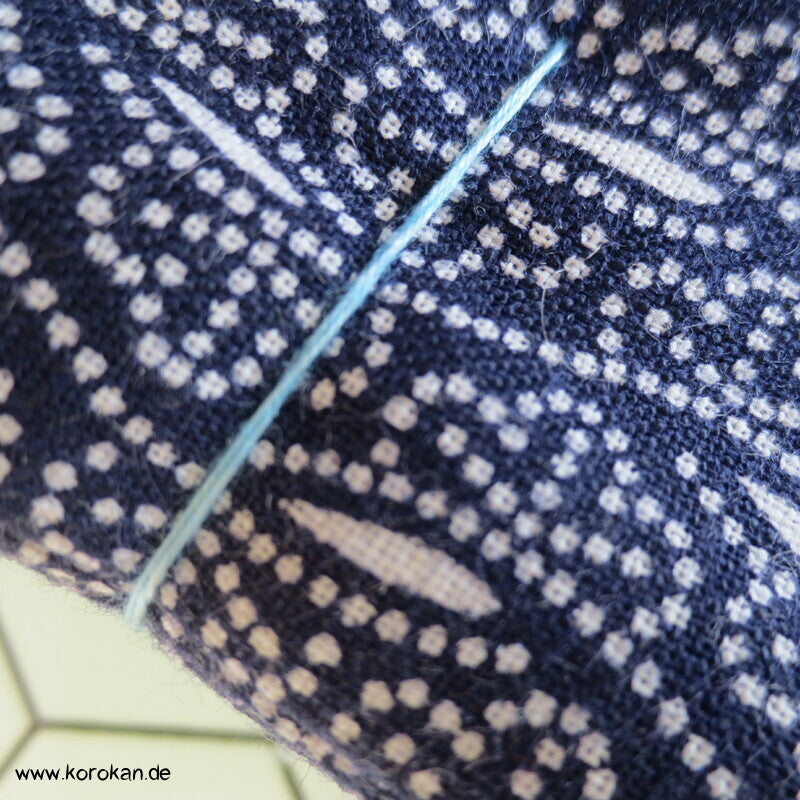 Pinien in Edo Komon Punktstreifen Yukata Kimono Baumwoll Stoff