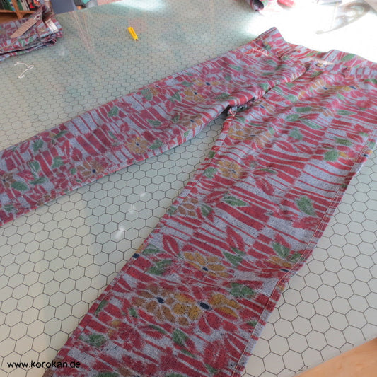 Kimono Tsumugi Seiden Jeans, W32 L32