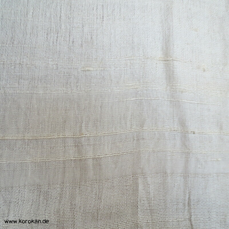 Genji Räder und Chrysanthemen antiker Komon Kimono, leichter Crepe