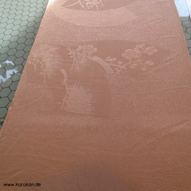 Fächer Seiden Rinzu Damast - Araihari Michiyuki Kimono
