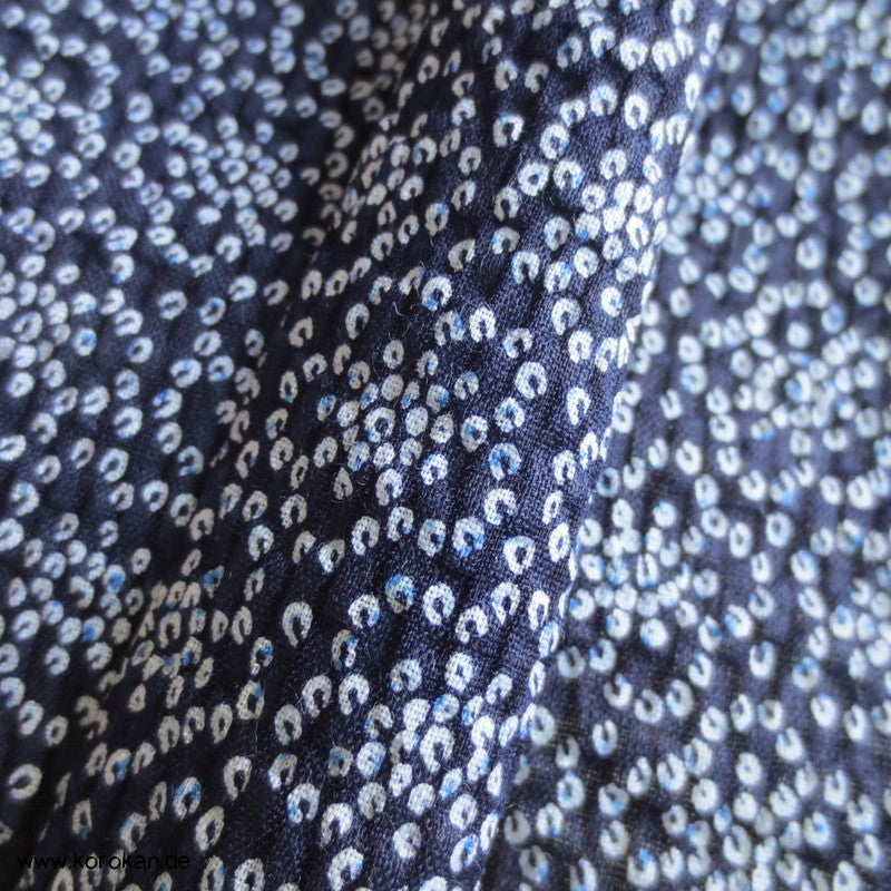 Sakura Mille Fleur Shibori Imitat - Yukata Baumwolle