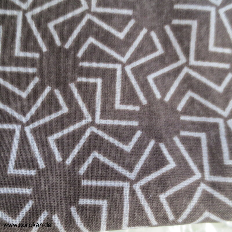 doppelte Triskele Yukata Kimono, reine Baumwolle