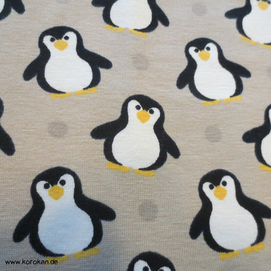 Baumwolljersey Tux Pinguine