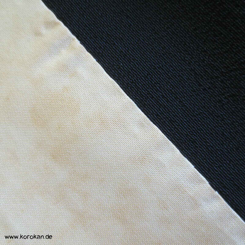Bambusgräsersaum Tomesode Kimono Seidencrepe