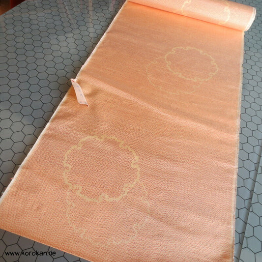 Schneeflocken,Farbverlauf Kasuri Tsumugi Kimono Seide