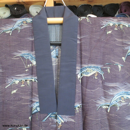 Transportboote auf Wellen Wollmuslin Juban