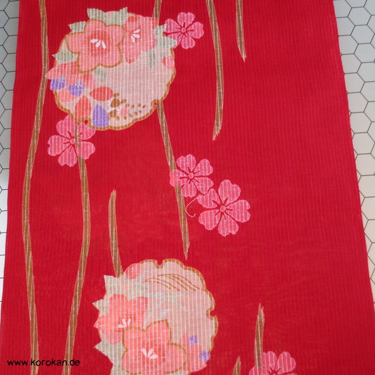 Spiegel, Sakura Yukata Baumwollstoff