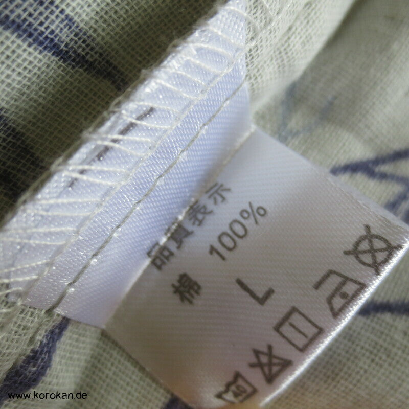chinesischer Nemaki Schlaf Kimono, doppellagige Baumwollgaze