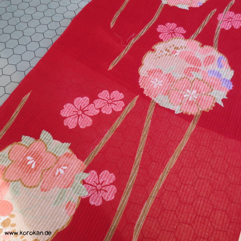 Spiegel, Sakura Yukata Baumwollstoff