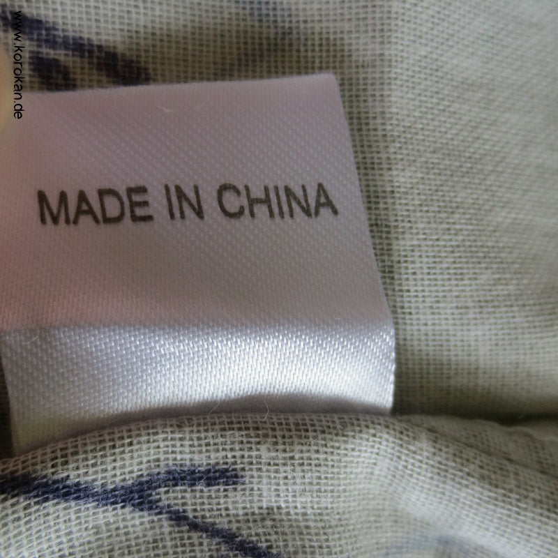chinesischer Nemaki Schlaf Kimono, doppellagige Baumwollgaze