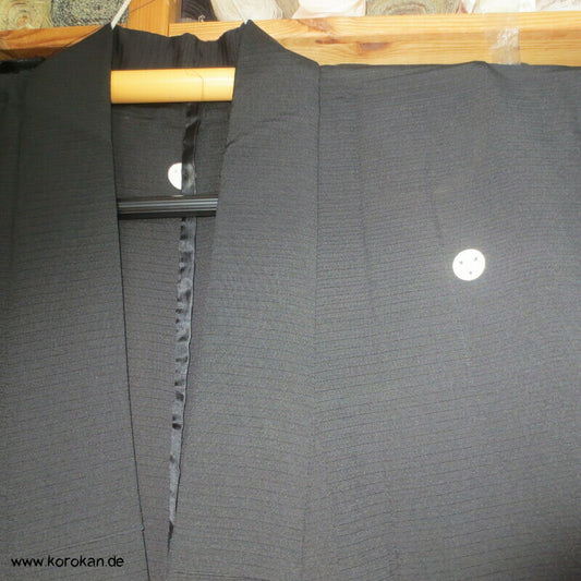 Hitoe Mofuku Kimono, fein und weich, 3 Blüten Mon