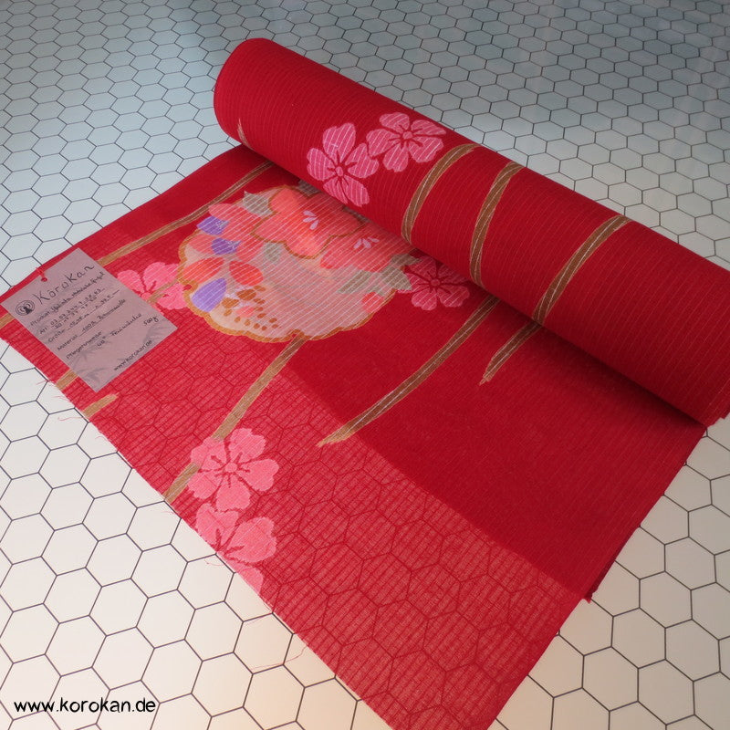 Spiegel, Sakura Yukata Baumwollstoff