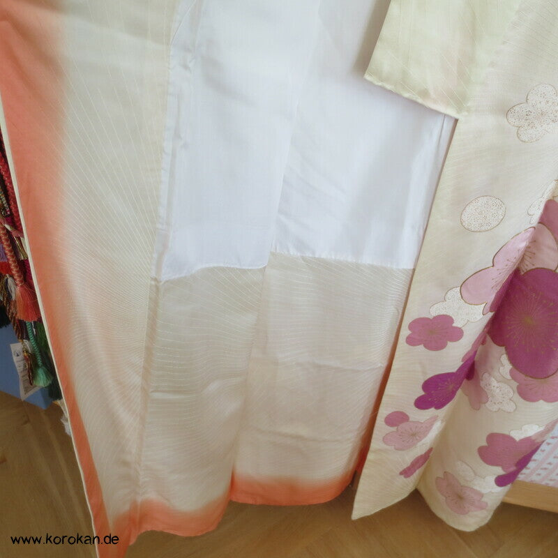 Ume Pflaumenblüten Homongi Kimono