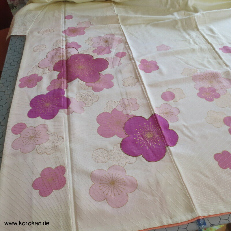 Ume Pflaumenblüten Homongi Kimono