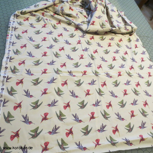 Baumwoll Jersey Kolibris