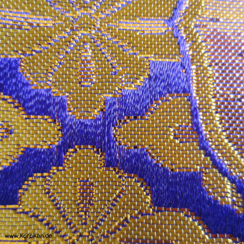 Phönix Roundels auf Wisteria Grund Seidenbrokat