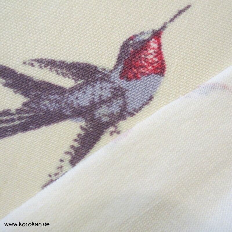 Baumwoll Jersey Kolibris