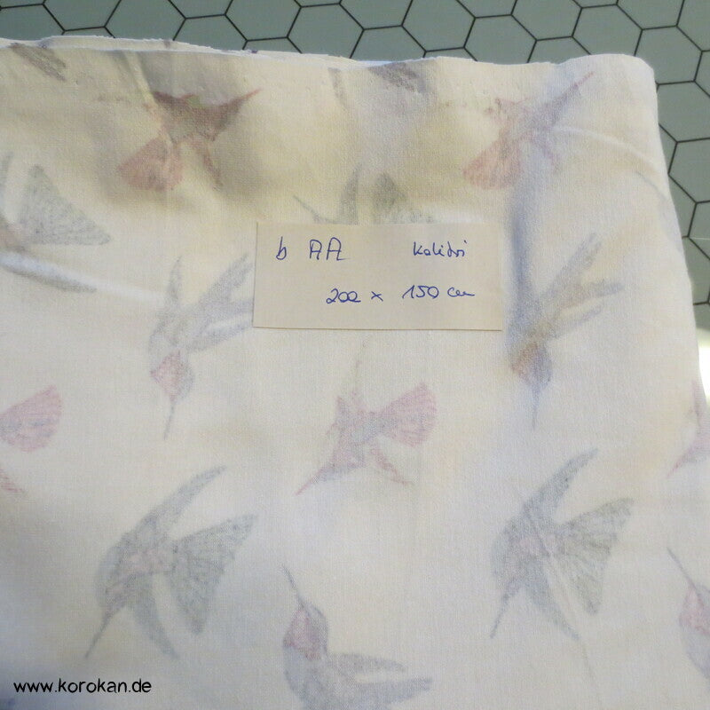 Baumwoll Jersey Kolibris