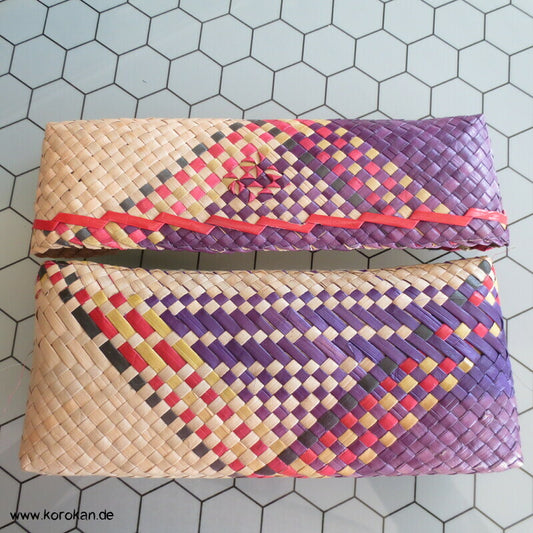 Flechttaschen mit farbiger Gestaltung - asiatisch - japanisch