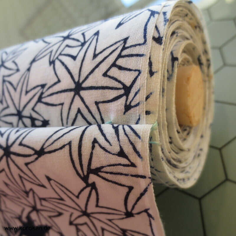 Ahornblätter Yukata Kimono Stoff