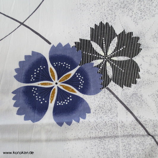 Nadeshiko mit Gold Yukata Kimono Baumwollstoff