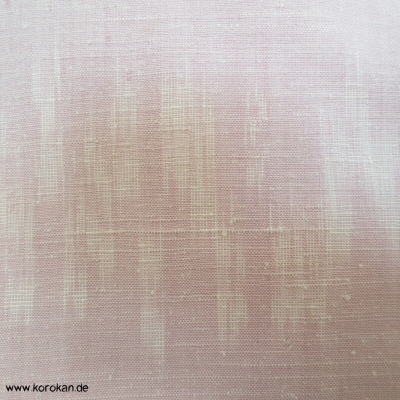 japanischer zartrosa Sakura Kasuri Nebel Tsumugi Seiden Kimono
