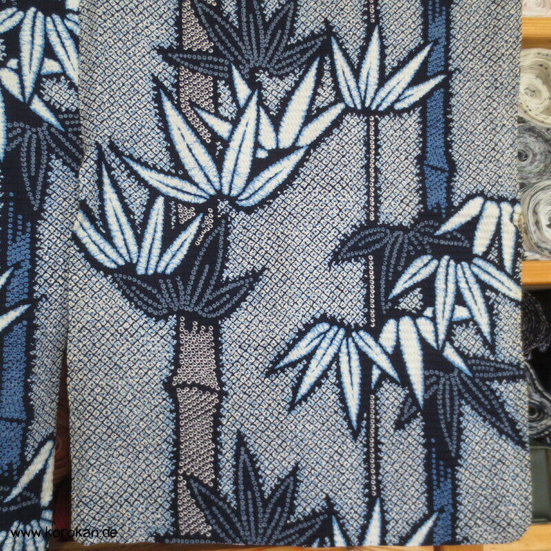 Bambus Seersucker Shibori Yukata