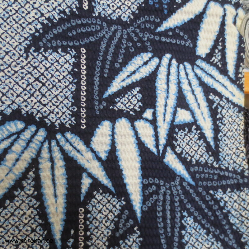 Bambus Seersucker Shibori Yukata