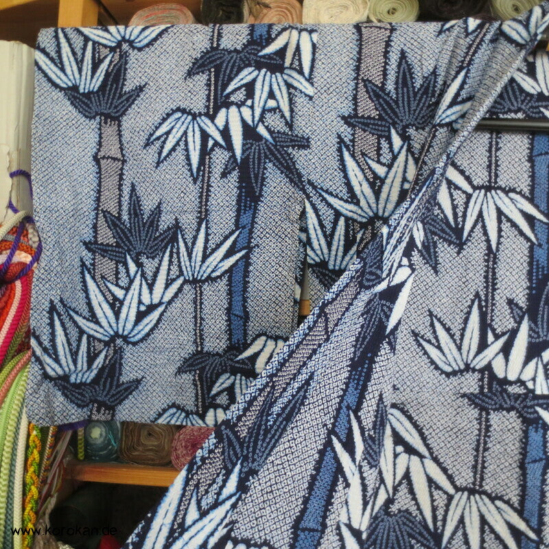 Bambus Seersucker Shibori Yukata